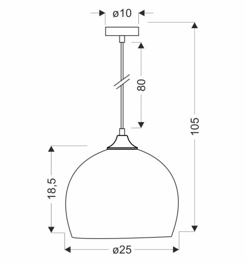 Lampa wisząca PONTE 1x40W E27 czarna z oliwkowym kloszem, nowoczesna oprawa sufitowa do kuchni, jadalni, salonu, minimalistyczny