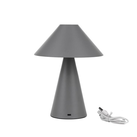 Lampka Biurkowa Nocna V-TAC 3W LED 24cm Ładowanie USB Ściemnianie Szara VT-1051 3000K-6000K 200lm Lampka Biurkowa Nocna V-TAC 3W LED 24cm Ładowanie USB Ściemnianie Szara VT-1051 3000K-6000K 200lm