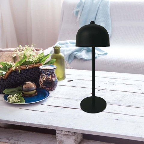 Lampka Biurkowa Nocna V-TAC 3W LED 30cm Ładowanie USB Ściemnianie Czarna VT-1052 3000K-6000K 200lm