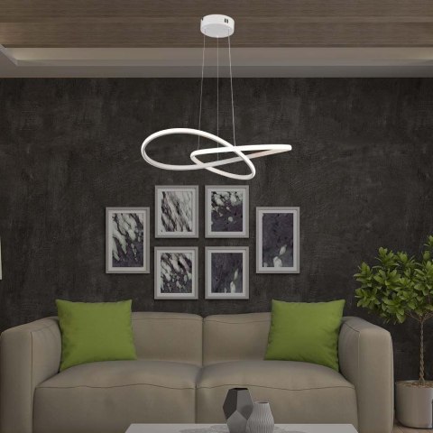 Oprawa Zwieszana V-TAC 20W LED Biała VT-7799 3000K 2540lm