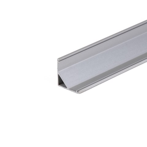 Profil Aluminiowy V-TAC 2mb Anodowany, Klosz Mleczny, Kątowy, Cienkościenny VT-8109