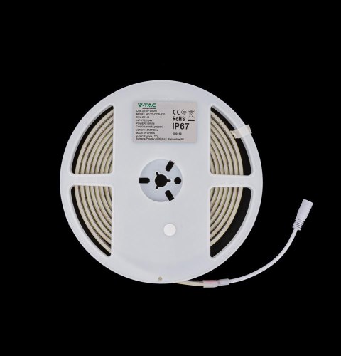 Taśma LED V-TAC Bezpunktowa COB 320LED 24V IP67 10W/m VT-COB 320 4000K 900lm
