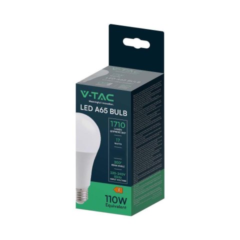 Żarówka LED V-TAC 17W A65 E27 VT-2017 3000K 1710lm Żarówka LED V-TAC 17W A65 E27 VT-2017 3000K 1710lm