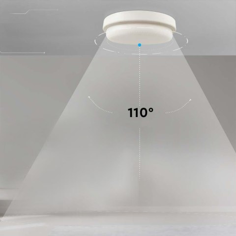 Plafon V-TAC 18W LED Okrągły 195x38mm IP54 VT-8096 6500K 1820lm