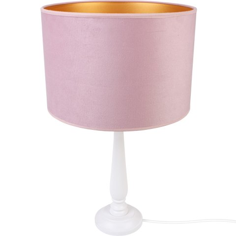 Lampa stołowa BERTA pudrowy róż Lampa stołowa BERTA pudrowy róż