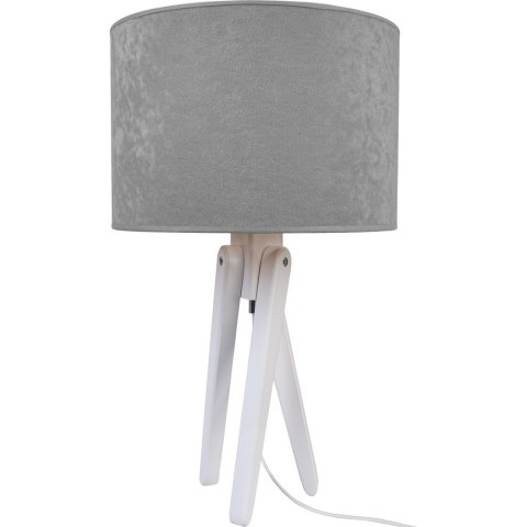 Lampa stołowa biała TRIVET szara Lampa stołowa biała TRIVET szara