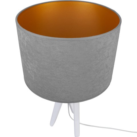 Lampa stołowa biała TRIVET szara Lampa stołowa biała TRIVET szara