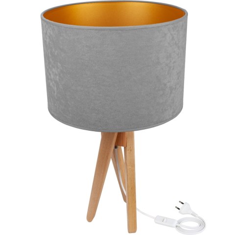 Lampa stołowa naturalny TRIVET szary Lampa stołowa naturalny TRIVET szary