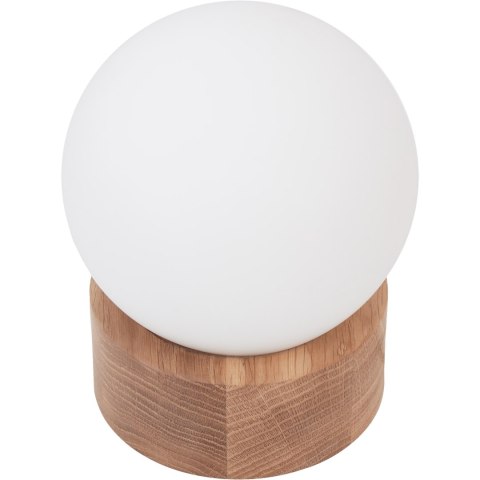 Lampa stołowa nocna dąb Barrel ORB kula Lampa stołowa nocna dąb Barrel ORB kula