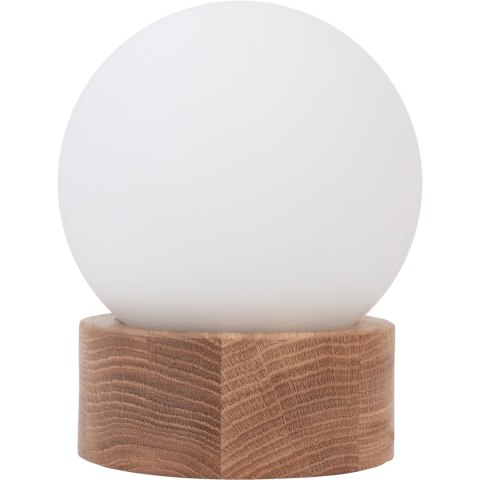 Lampa stołowa nocna dąb Barrel ORB kula Lampa stołowa nocna dąb Barrel ORB kula