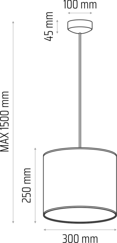 Lampa wisząca CLASSIC fi 30 pudrowy róż Lampa wisząca CLASSIC fi 30 pudrowy róż
