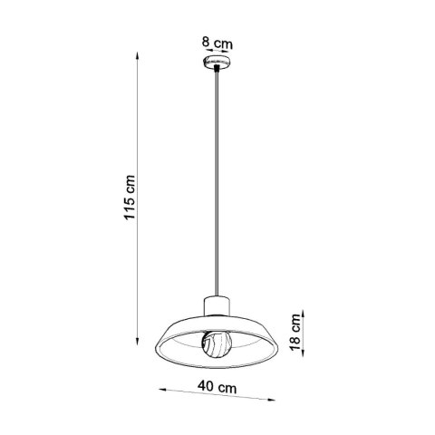 Lampa wisząca AFRA Lampa wisząca AFRA