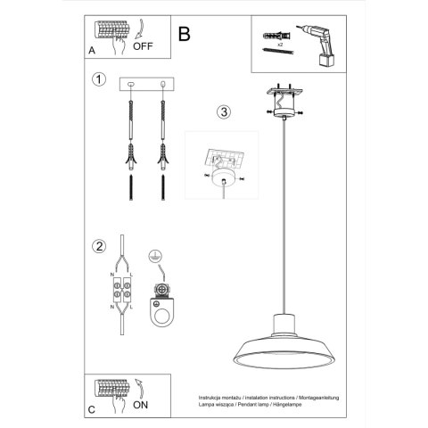 Lampa wisząca AFRA Lampa wisząca AFRA
