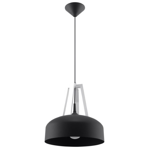 Lampa wisząca CASCO czarna/biała