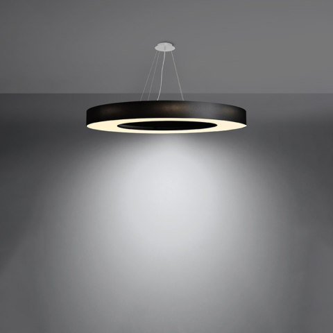 Żyrandol SATURNO SLIM 90 czarny