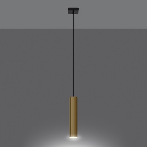 Lampa Wisząca LAGOS 1 złoty połysk