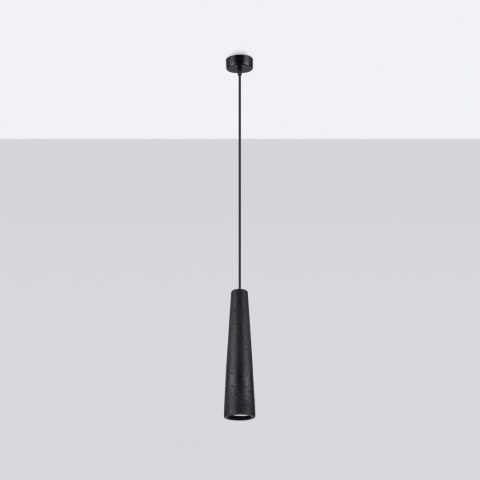 Lampa wisząca ELECTRA czarna beton