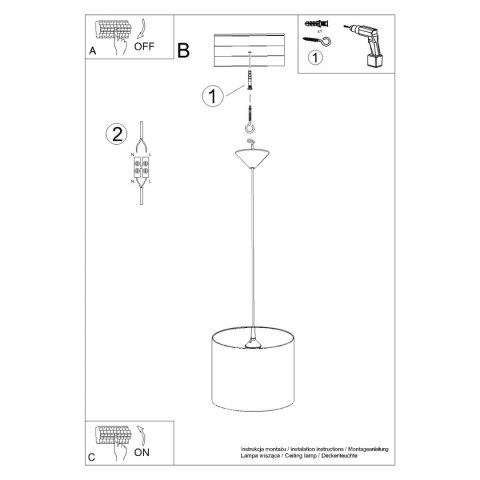 Lampa wisząca FOOTBALL C 30