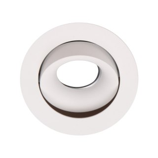 MAXLIGHT H0117 OPRAWA WPUSTOWA BELLATRIX TILTED BIAŁA - BEZ MODUŁU ŚWIETLNEGO LED H0112