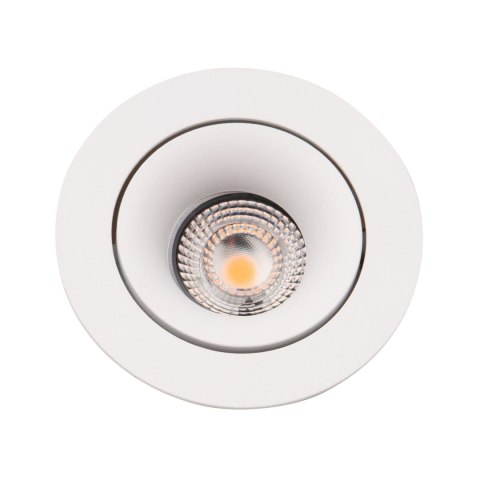 MAXLIGHT H0117 OPRAWA WPUSTOWA BELLATRIX TILTED BIAŁA - BEZ MODUŁU ŚWIETLNEGO LED H0112