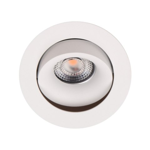 MAXLIGHT H0117 OPRAWA WPUSTOWA BELLATRIX TILTED BIAŁA - BEZ MODUŁU ŚWIETLNEGO LED H0112