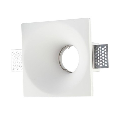 Oczko V-TAC GIPS GU10 Wpuszczane Okrągłe 132x132 Białe VT-772 Oczko V-TAC GIPS GU10 Wpuszczane Okrągłe 132x132 Białe VT-772