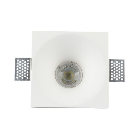 Oczko V-TAC GIPS GU10 Wpuszczane Okrągłe 132x132 Białe VT-772 Oczko V-TAC GIPS GU10 Wpuszczane Okrągłe 132x132 Białe VT-772