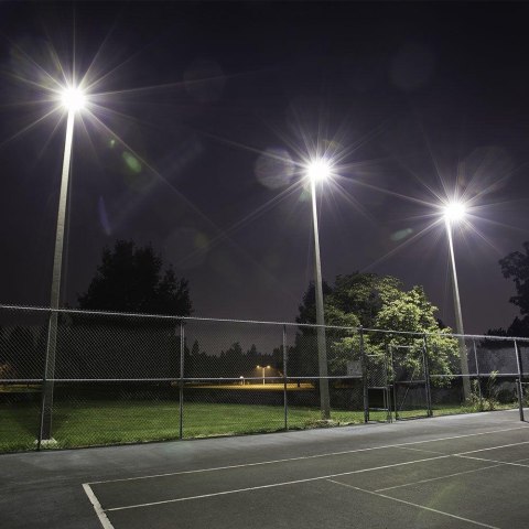 Projektor LED V-TAC 50W 100Lm/W Przewód 1mb SAMSUNG CHIP Czarny VT-44055 6500K 4270lm 5 Lat Gwarancji