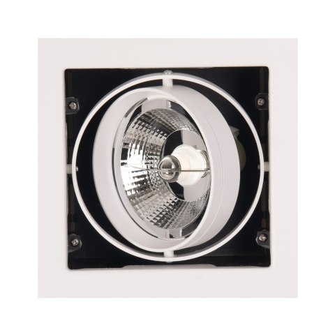MAXLIGHT H0059 OPRAWA WPUSTOWA MATRIX I BIAŁA AR111 GU10 230V