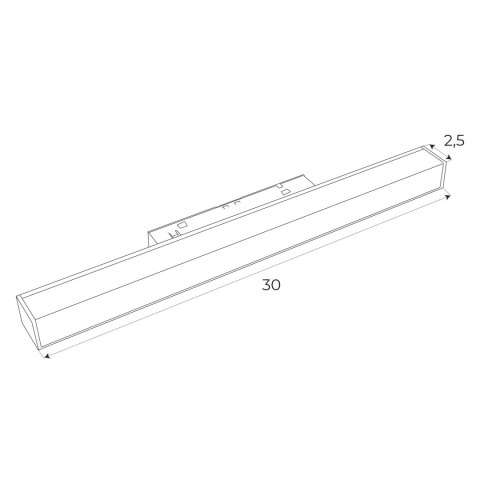MAXLIGHT M0001Z LAMPA MAGNETYCZNA LINIOWA SYSTEM ZIGBEE 12W 634LM 2700/5000K MAXLIGHT M0001Z LAMPA MAGNETYCZNA LINIOWA SYSTEM ZIGBEE 12W 634LM 2700/5000K