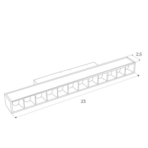 MAXLIGHT M0004Z LAMPA MAGNETYCZNA LINIOWA SYSTEM ZIGBEE 12W 666LM 2700/5000K MAXLIGHT M0004Z LAMPA MAGNETYCZNA LINIOWA SYSTEM ZIGBEE 12W 666LM 2700/5000K