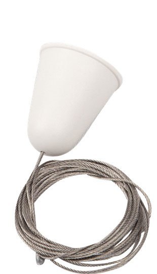 MAXLIGHT MHT1-P15-WH TRACK ZAWIESIE LINKOWE 1,5m białe z regulacją bez uchwytu