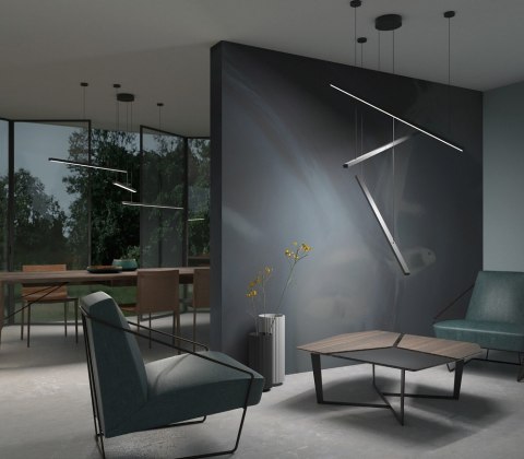 MAXLIGHT P0311D LAMPA WISZĄCA TRIO 3 ŚCIEMNIALNA