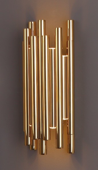 MAXLIGHT W0187 KINKIET ORGANIC ZŁOTY MAXLIGHT W0187 KINKIET ORGANIC ZŁOTY
