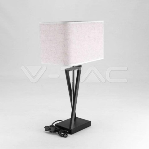 Lampka V-TAC E27 IKS Kwadrat Czarna 320x200x570mm VT-7712 5 Lat Gwarancji Lampka V-TAC E27 IKS Kwadrat Czarna 320x200x570mm VT-7712 5 Lat Gwarancji