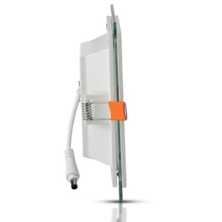Panel LED V-TAC 12W LED Szkło Okrągły VT-1202G RD 4000K 840lm