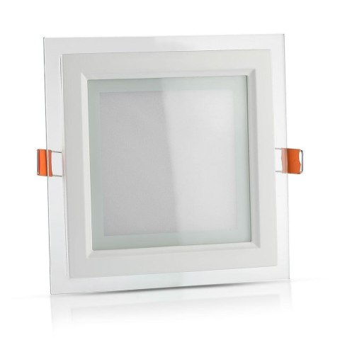 Panel LED V-TAC 6W LED Szkło Kwadrat VT-602G 3000K 420lm Panel LED V-TAC 6W LED Szkło Kwadrat VT-602G 3000K 420lm