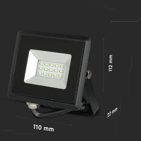 Projektor LED V-TAC 10W Czarny E-Series IP65 VT-4011 Kolor Zielony