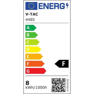 Żarówka LED V-TAC 8W Filament E27 A67 Mrożona VT-1938 6400K 800lm