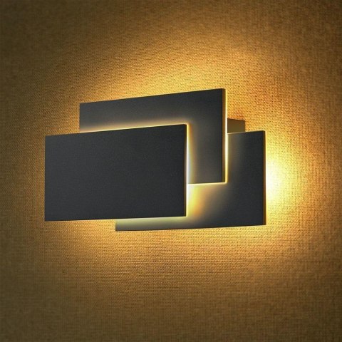Kinkiet Ścienny V-TAC 12W LED Czarny VT-712 3000K 1100lm