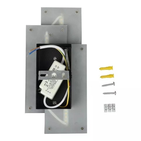 Kinkiet Ścienny V-TAC 12W LED Czarny VT-712 3000K 1100lm