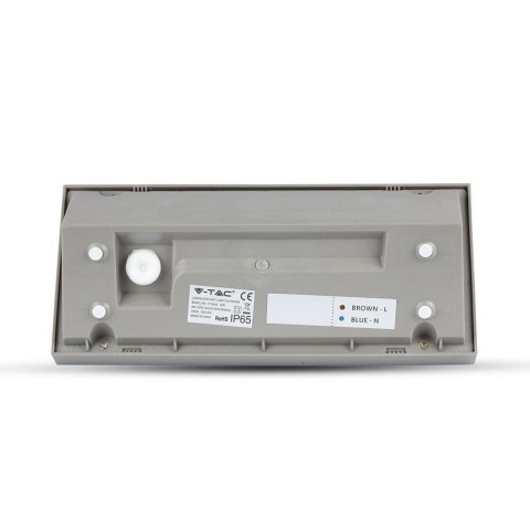 Oprawa Ścienna V-TAC 12W LED Ukośna Szara IP65 VT-8054 4000K 600lm Oprawa Ścienna V-TAC 12W LED Ukośna Szara IP65 VT-8054 4000K 600lm