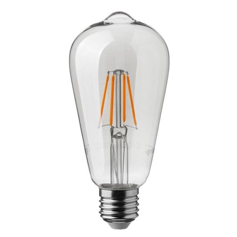 Żarówka LED V-TAC 4W E27 Filament Vintage ST64 VT-2105D 2700K 490lm Żarówka LED V-TAC 4W E27 Filament Vintage ST64 VT-2105D 2700K 490lm