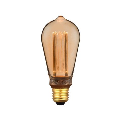 Żarówka LED V-TAC 4W EDISON RETRO E27 Vintage ST64 Bursztyn VT-2185 1800K 200lm Żarówka LED V-TAC 4W EDISON RETRO E27 Vintage ST64 Bursztyn VT-2185 1800K 200lm