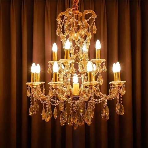 Żarówka LED V-TAC 4W Filament E14 Świeczka Bursztyn VT-1955 2200K 350lm Żarówka LED V-TAC 4W Filament E14 Świeczka Bursztyn VT-1955 2200K 350lm