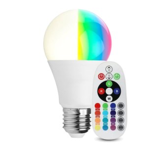 Żarówka LED V-TAC 6W E27 A60 Pilot VT-2007 2700K+RGB 470lm