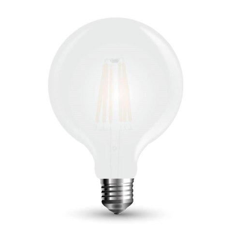 Żarówka LED V-TAC 7W Filament E27 Kula G95 Mrożona VT-2057 2700K 840lm Żarówka LED V-TAC 7W Filament E27 Kula G95 Mrożona VT-2057 2700K 840lm