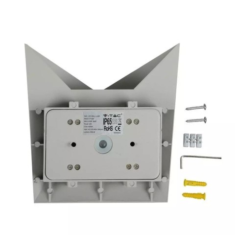 Kinkiet Ścienny V-TAC 5W LED Szary IP65 VT-825 3000K 550lm Kinkiet Ścienny V-TAC 5W LED Szary IP65 VT-825 3000K 550lm