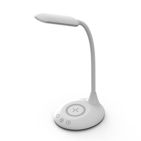 Lampka Biurkowa V-TAC 5W 3w1 Indukcja Zmiana Barwy Biała VT-7705 2700K-6400K 800lm Lampka Biurkowa V-TAC 5W 3w1 Indukcja Zmiana Barwy Biała VT-7705 2700K-6400K 800lm