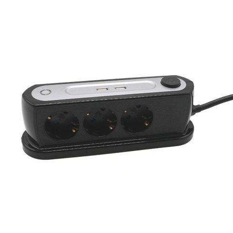 Listwa Biurkowa V-TAC 3 Gn. 2xUSB 1.4M VT-1133-2 Listwa Biurkowa V-TAC 3 Gn. 2xUSB 1.4M VT-1133-2
